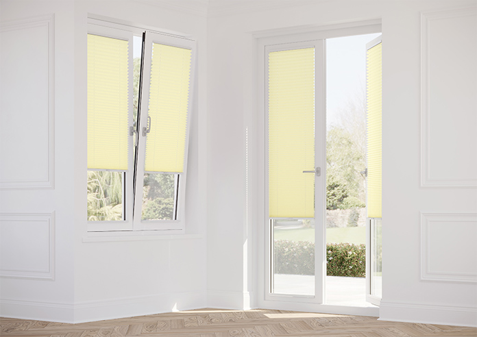 Solaris, Buttercup - Stick Fit Pleated Blind - Image 14